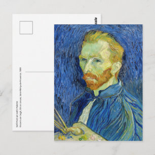 Vincent van Gogh - Zelfportret met palet Briefkaart