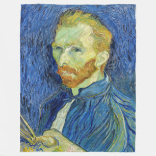 Vincent van Gogh - Zelfportret met palet Fleece Deken