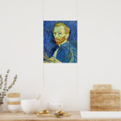 Vincent van Gogh - Zelfportret met palet Poster (Keuken)