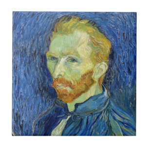 Vincent van Gogh - Zelfportret met palet Tegeltje