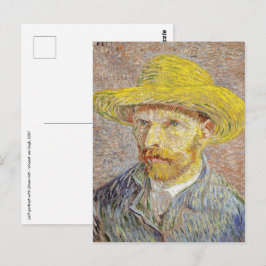 Vincent van Gogh - Zelfportret met Pet Briefkaart
