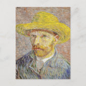 Vincent van Gogh - Zelfportret met Pet Briefkaart (Voorkant)