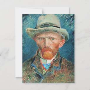 Vincent van Gogh, Zelfportret met Pet Briefkaart