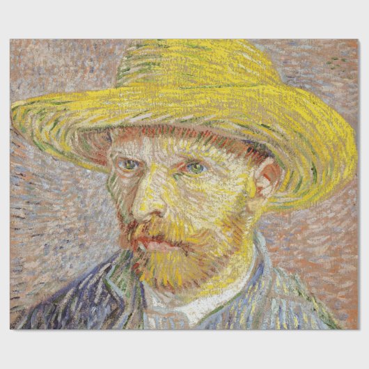 Vincent van Gogh - Zelfportret met Pet Cadeaupapier (Vlak)