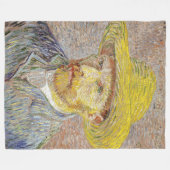 Vincent van Gogh - Zelfportret met Pet Fleece Deken (Voorkant (Horizontaal))