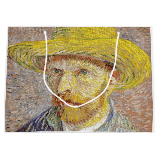 Vincent van Gogh - Zelfportret met Pet Groot Cadeauzakje (Voorkant)