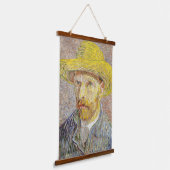 Vincent van Gogh - Zelfportret met Pet Hangend Wandkleed (Gebogen)