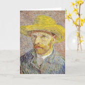 Vincent van Gogh - Zelfportret met Pet Kaart (Gele Bloem)