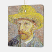 Vincent van Gogh - Zelfportret met Pet Keramisch Ornament (Links)