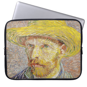 Vincent van Gogh - Zelfportret met Pet Laptop Sleeve