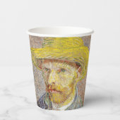 Vincent van Gogh - Zelfportret met Pet Papieren Bekers (Achterkant)