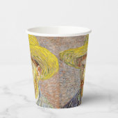 Vincent van Gogh - Zelfportret met Pet Papieren Bekers (Links)