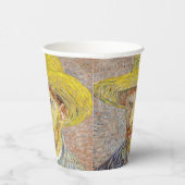 Vincent van Gogh - Zelfportret met Pet Papieren Bekers (Rechts)