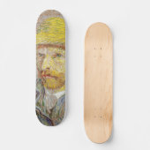 Vincent van Gogh - Zelfportret met Pet Persoonlijk Skateboard (Voorkant)
