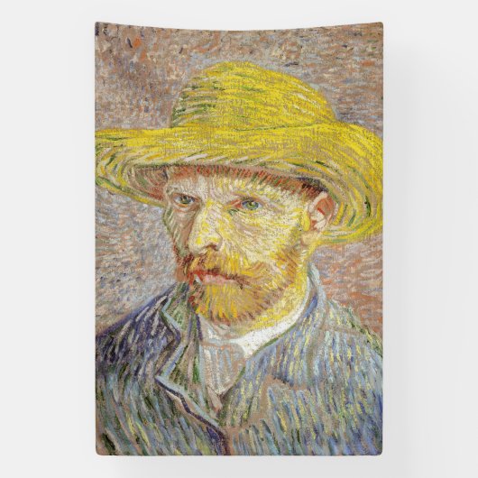 Vincent van Gogh - Zelfportret met Pet Spandoek (Verticaal)