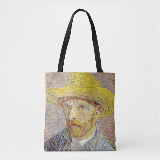 Vincent van Gogh - Zelfportret met Pet Tote Bag (Voorkant)