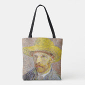 Vincent van Gogh - Zelfportret met Pet Tote Bag (Achterkant)