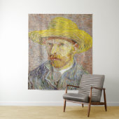 Vincent van Gogh - Zelfportret met Pet Wandkleed (In situ)