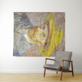 Vincent van Gogh - Zelfportret met Pet Wandkleed (In Situ (horizontaal))