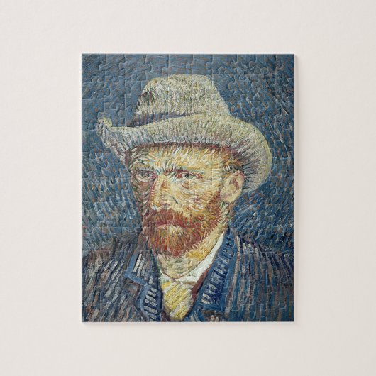 Vincent van Gogh | Zelfportret met smelt Pet Legpuzzel (Verticaal)