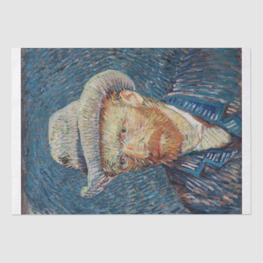 Vincent van Gogh | Zelfportret met smelt Pet Tissuepapier (Voorkant)