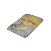 Vincent van Gogh - Zelfportret met strohoed Badmat (Gekanteld)