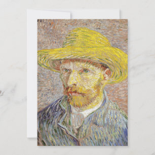 Vincent van Gogh - Zelfportret met strohoed Kaart
