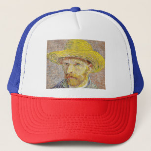 Vincent van Gogh - Zelfportret met strohoed Trucker Pet