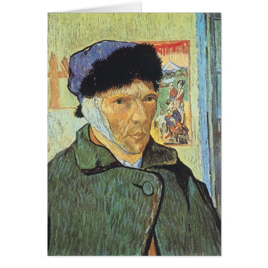 Vincent van Gogh - Zelfportret met verbonden oor (Voorkant)