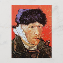 Vincent Van Gogh - Zelfportret met verbonden oor Briefkaart