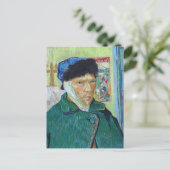 Vincent van Gogh - Zelfportret met verbonden oor Briefkaart (Staand voorkant)