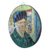 Vincent van Gogh - Zelfportret met verbonden oor Dartbord (Voorkant Rechts)