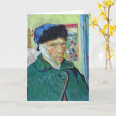 Vincent van Gogh - Zelfportret met verbonden oor Kaart (Gele Bloem)