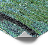 Vincent van Gogh, Zelfportret met verbonden oor, Poster (Hoek)