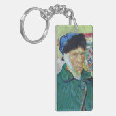 Vincent van Gogh - Zelfportret met verbonden oor Sleutelhanger (Voorkant Links)