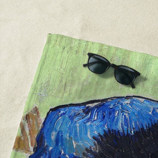 Vincent van Gogh - Zelfportret met verbonden oor Strandlaken (In situ)