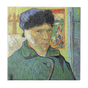 Vincent van Gogh, Zelfportret met verbonden oor, Tegeltje
