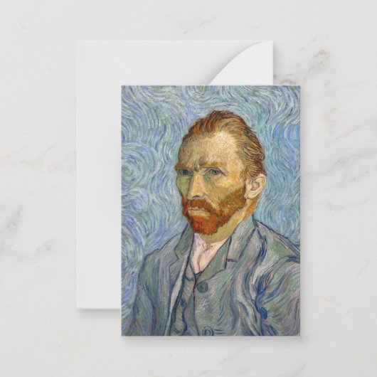 Vincent Van Gogh - Zelfportret Notitiekaartje (Voorkant)