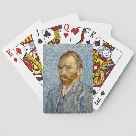 Vincent Van Gogh - Zelfportret Pokerkaarten (Achterkant)