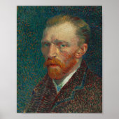 Vincent van Gogh - Zelfportret Poster (Voorkant)