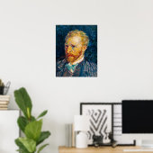 Vincent Van Gogh - Zelfportret Poster (Thuiskantoor)