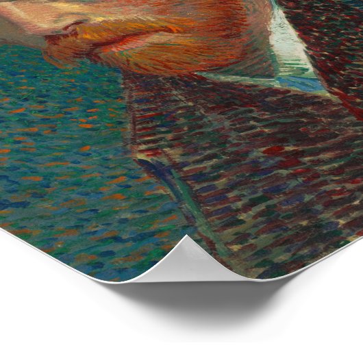 Vincent van Gogh - Zelfportret Poster (Hoek)