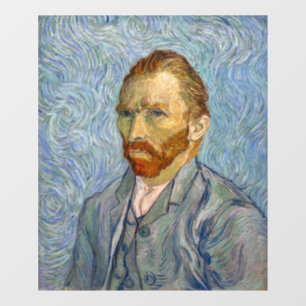 Vincent Van Gogh - Zelfportret Raamsticker