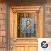 Vincent Van Gogh - Zelfportret Raamsticker (Huis Deur)