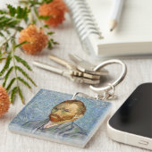 Vincent Van Gogh - Zelfportret Sleutelhanger (Voorkant Rechts)