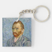 Vincent Van Gogh - Zelfportret Sleutelhanger (Achterkant)