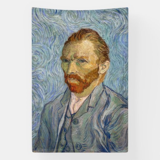 Vincent Van Gogh - Zelfportret Spandoek (Verticaal)
