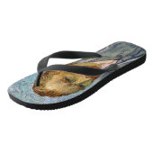 Vincent Van Gogh - Zelfportret Teenslippers (Schuin)