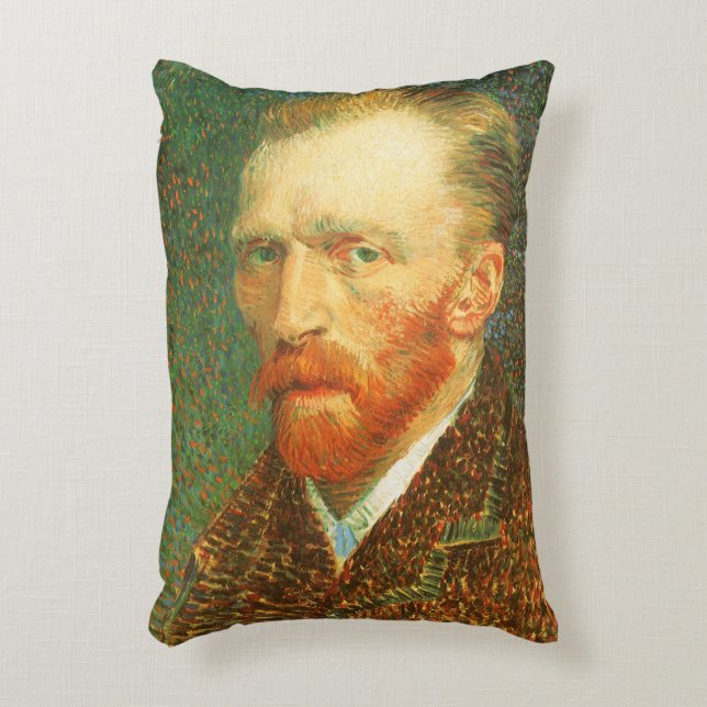 Vincent van Gogh - Zelfportret van Van Gogh Accent Kussen (Voorkant(Verticaal))