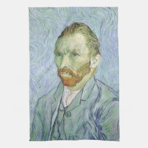 Vincent van Gogh - Zelfportret van Van Gogh in bla Theedoek